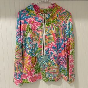 Lilly Pulitzer Lovers Coral Popover M